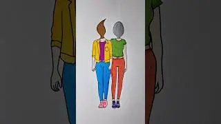 A cute Friendship #shorts​ #art​ #viral​ #trending​ #artwork​ #cartoon​  #drawing​  #viralshorts​