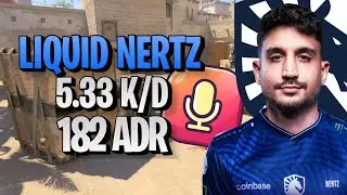 LIQUID NERTZ (32-6) 5.33 K/D and 182 ADR | CS2 POV Pro | Mirage