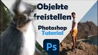 Objekte vom Hintergrund freistellen - Photoshop 2021 Tutorial [Deutsch] [4K]