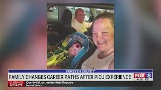 Forsyth County family's medical journey with son born early leads to new career paths
