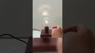 VGAzer Magnetic Levitating Floating Wireless LED Light Bulb Desk Lamp for Unique Gifts