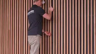 Sculptform Click-on Batten Interior Wall Installation - Installing the battens