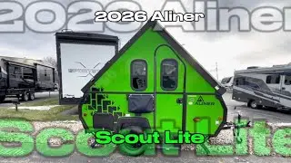 Предварительный обзор выставки RV Show 2026: Кемпер Aliner Scout Lite A-Frame | Центр RV VEURINK