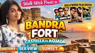 Bandra Fort Mumbai 🌊Sea View Sunset🌅 Bandstand Walk | Hidden Beauty of Mumbai