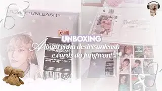 UNBOXING ୨ৎ Álbum enha desire:unleash engene e cards do jungwon 🍥