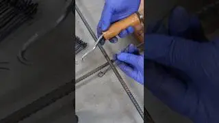 Как быстро освоить скручивание арматурной проволоки!