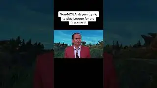 Non-moba players trying to play League of Legends 💀 #leagueoflegends