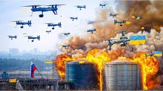 Ukrainian Drones STRIKE Russian Oil Depot with Devastating Affect