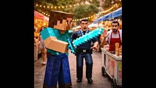 Minecraft Steve in Real Life 😂 | Coffee, Chaos & NPCs Episode 4 #minecraft #minecraftmemes #funny