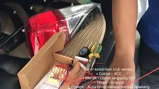 TUTORIAL - Innova Reborn Pasang Power Back Door Dengan Kick Sensor ASM Genuine (Bagasi Otomatis)