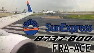 SunExpress Deutschland Boeing B737-8Z9 Takeoff Frankfurt