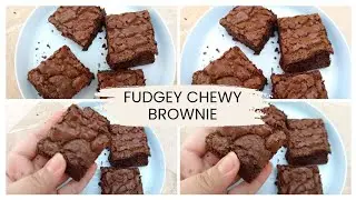 Fudgey Chewy Brownie | Fudge Brownie Recipe By Sadia's Food Heaven