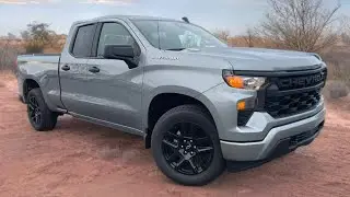 2025 Chevrolet Silverado 1500 Double Cab Custom TURBOMAX POV Test Drive & Review