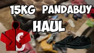 15KG BUDGET PANDABUY HAUL (Supreme, Travis Scott, Nike, Off White, Dior, The North Face)