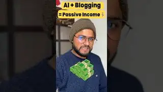 AI + Blogging = Passive Income Machine 💰