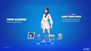 NEW FORTNITE WISH, SET, MATCH QUEST PACK! COURT QUEEN ERISA!