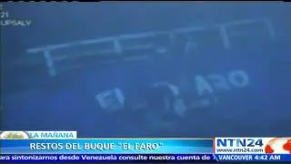 Revelan las primeras im&aacute;genes de los restos del buque 