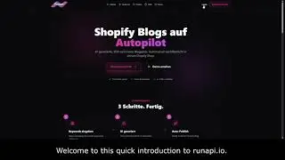 (Old Version) How to Install the runapi.io Shopify App (Step-by-Step Tutorial | EN)