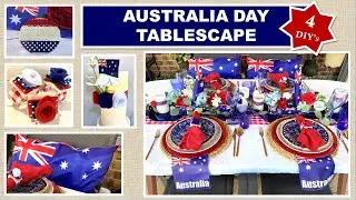 4 SUPER QUICK AUSTRALIA DAY TABLESCAPE DIY'S | 2022
