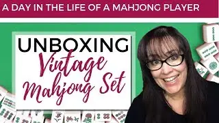 A Day in the Life of a Mahjong Player Season 3 Ep 3 Unboxing Vintage Chinese Catalin Mahjong Set