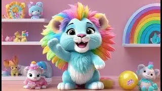 Lala Lion Cleans Toys | Fun Tidy-Up Song for Toddlers | Playtime Cleanup Rhyme for Kids