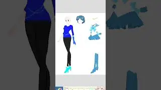 Drawing Sailor Mercury Glow Up #sailormercury #sailormoon #drawing