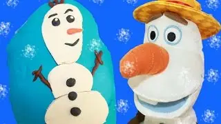 FROZEN Surprise Egg super Play-Doh Olaf + Hello Kitty
