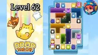 Drop the cat Level 62 &ndash; Puzzle Game Walkthrough & Solutions | Mobile Gameplay 