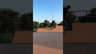 First fs 5050 grind on a mini ramp. #skateboardingisfun
