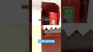DIY TAPE CUTTER // HOMEMADE   #shorts #homemade #ideas
