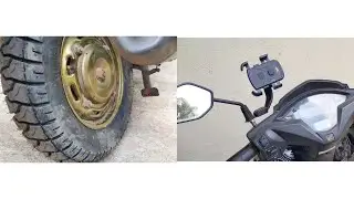 &ldquo;Scooter Makeover! Installing Mobile Holder & Brand New Rear Tyre 🔧🛵&rdquo;#ScooterUpgrade #ScooterVlog