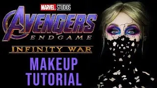 💜 AVENGERS END GAME / INFINITY WAR MAKEUP TUTORIAL💜  | BEELUXURY⚡️