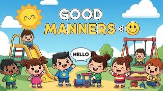 Good Manners 😊 | Fun Learning & Social Skills Song for Kids | Happy Tales & Tunes