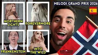 Spanish Reacts to NORWAY MGP 2026 🇳🇴 REACTION 😍 Emma, Mileo, Silke & Skrellex for EUROVISION 2026?