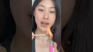 Using FIRE for your lashes? #makeuphacks #makeup