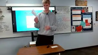 Brayden Elliff : Demonstration (How to make a paper airplane)