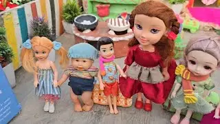 Barbie Doll All Day Routine in Niya Dolls Village -9|| Barbie Doll ki story || Radha ka ghar 
