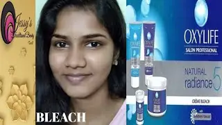 OXYLIFE Cream Bleach/ Best Bleach for all skin/ How to bleach at home/ Healthy Fairness
