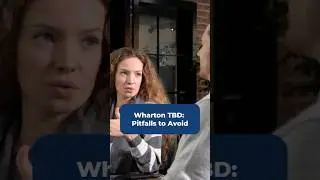 Wharton TBD: Pitfalls to Avoid