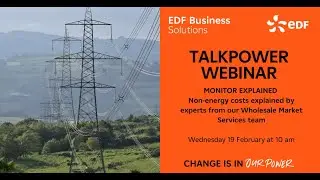 TalkPower webinar - Monitor Non-Energy Costs Explained