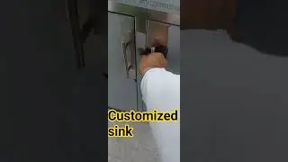 STAINLESS STEEL DOUBLE SIDED SINK BOWL CUSTOMIZED