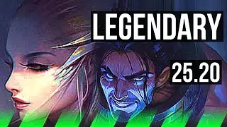 EVELYNN vs SYLAS (JGL) | Comeback, 16/3/9, Legendary | EUW Master | 25.20