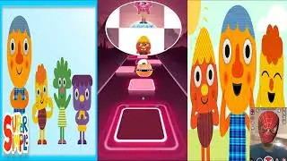 If You're Happy Noodle & Pals Super Simple Songs Tiles Hop Puzzle Top