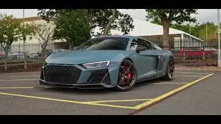 Modified Audi R8 | Vossen HF-5 wheels | Pandora Car Alarms 4K