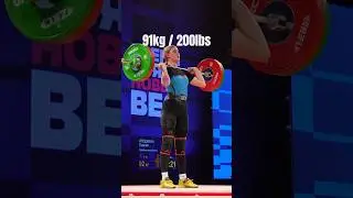 Yesenia Yagodkina (from🇷🇺), 71kg snatch, 91kg clean and jerk #sports #shorts #snatch #weightlifting