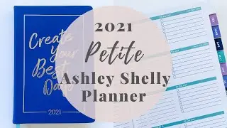 ✨NEW✨ 2021 Petite ASHLEY SHELLY Planner | Review and Walk through The Pixie Planner