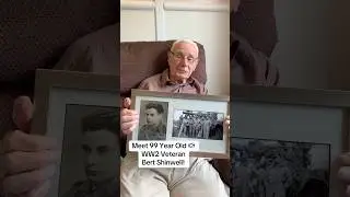 Meet 99 Year Old 🏴󠁧󠁢󠁳󠁣󠁴󠁿 WW2 Veteran Bert Shinwell! #shorts #bertshinwell #ww2veteran