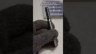 Endmill corner radius 10R0.5x35x100 4F 50Hrc#shortvideo #rmsteknik #youtubeshorts #chanil214