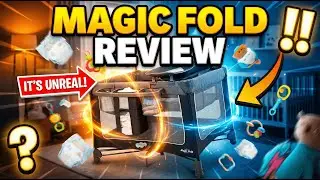Обзор манежа Pamo Babe Magic Fold | Лучшая детская кроватка для путешествий с простой сборкой | П...
