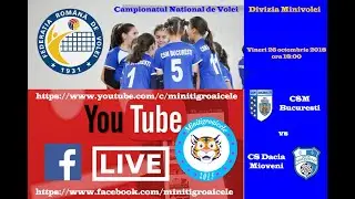 Campionatul National MiniVolei 2018/2019 - CSM Bucuresti vs.CS Dacia Mioveni (3:1) T1